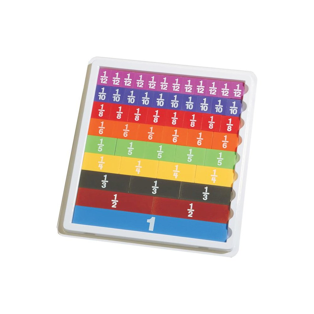 FRACTION TILES WITH TRAY. Picture 1