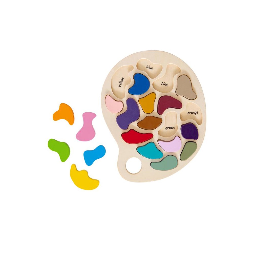 Artist Palette Puzzle - Wooden Puzzle. Picture 1