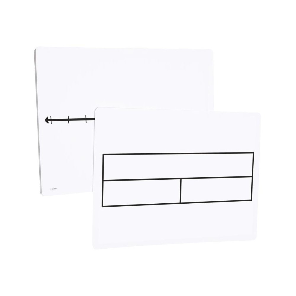 Write-On/Wipe-Off Part-Part-Whole/Number Line Mats, Pack of 10. Picture 1