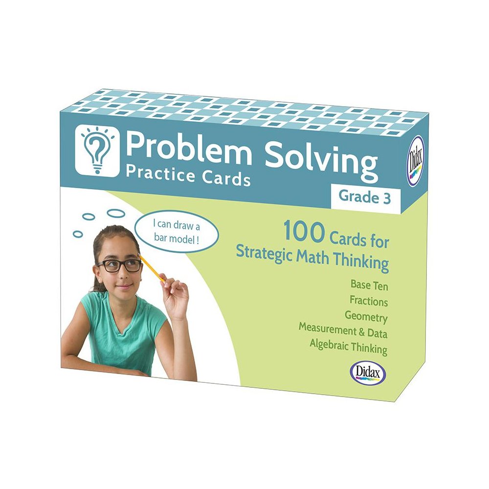 Problem Solving Practice Cards, Grade 3. Picture 1