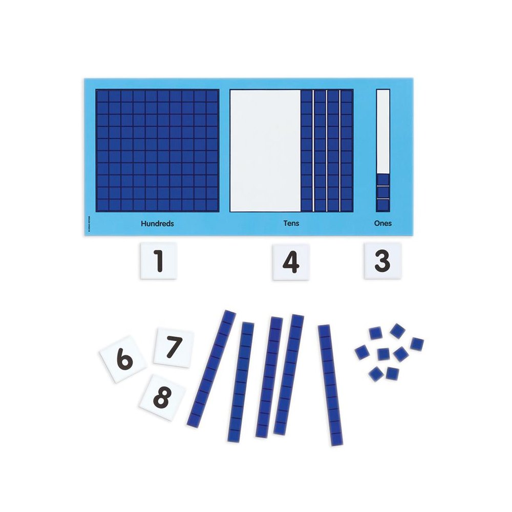 Magnetic Base 10 Place Value Set. Picture 1