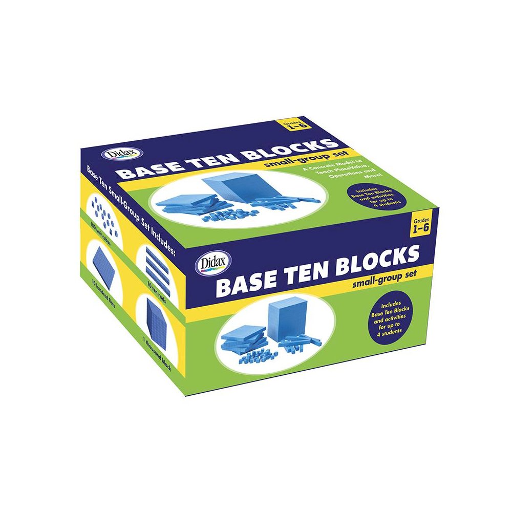 Base Ten Blocks Small-Group Set, 161 Pieces. Picture 1