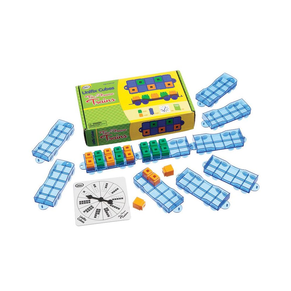 TEN FRAME TRAINS. Picture 1