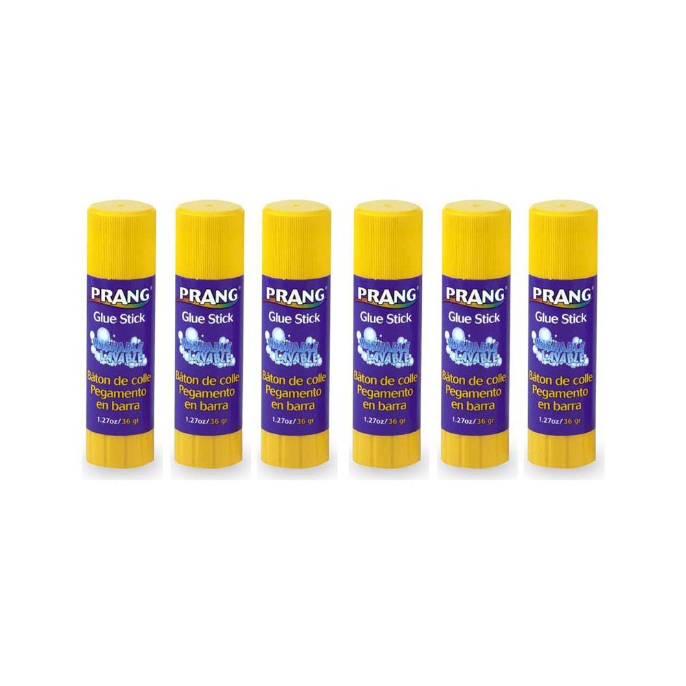 Washable Glue Stick, 1.27 oz, Pack of 6. Picture 1