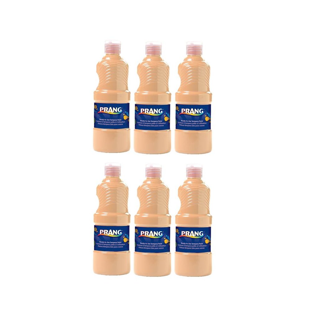 Ready-to-Use Tempera Paint, Peach, 16 oz, Pack of 6. Picture 1
