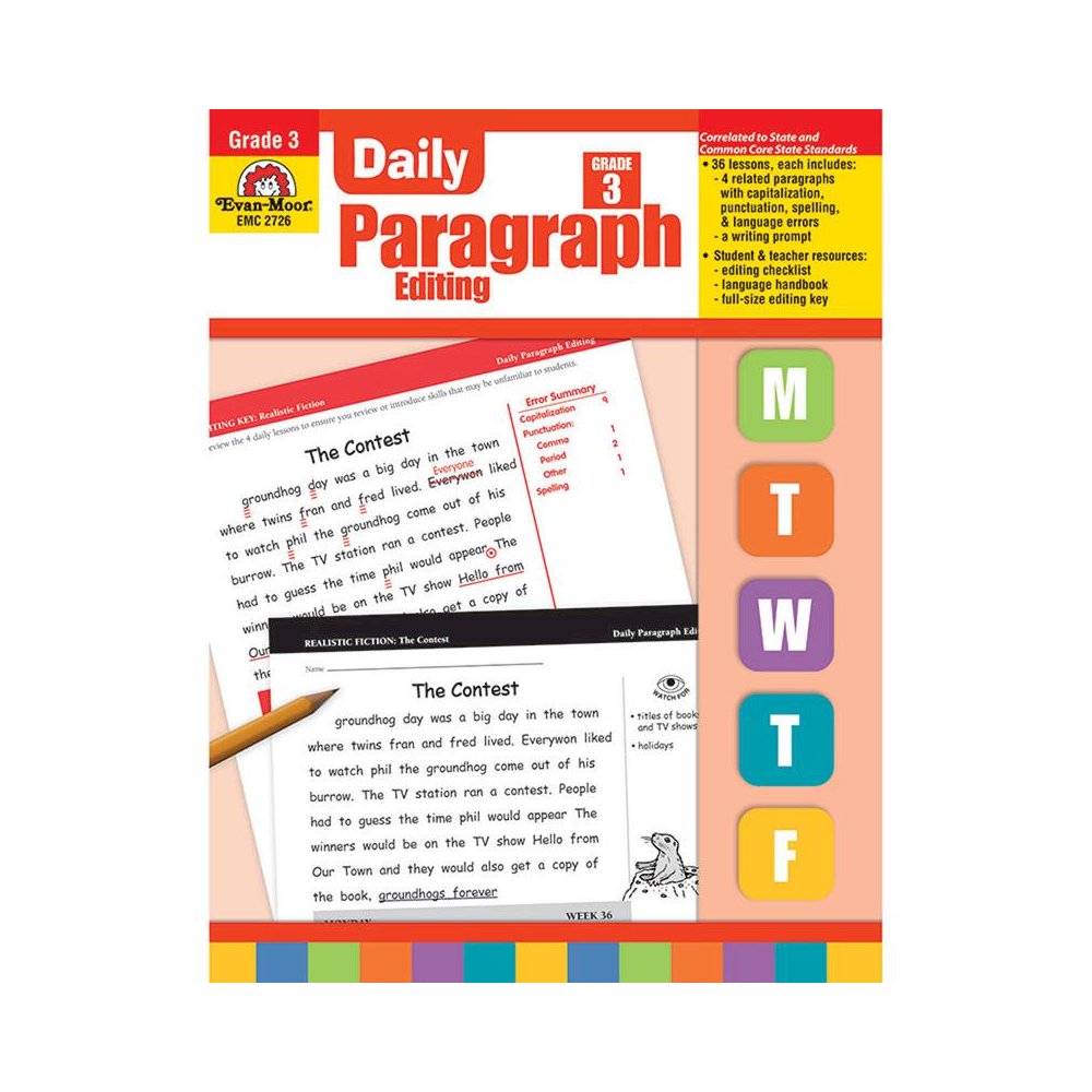DAILY PARAGRAPH EDITING GR 3. Picture 1