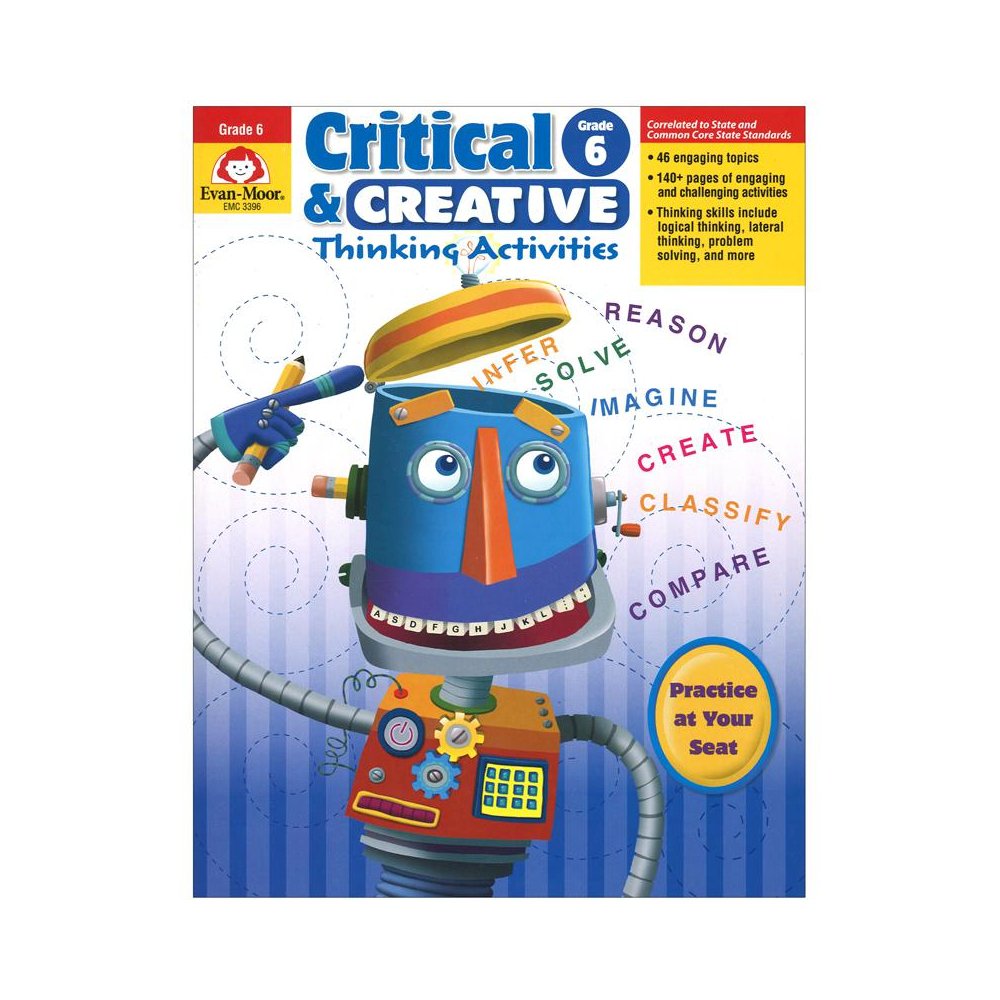 Critical and Creative Thinking Activities Book, Grade 6+. Picture 1
