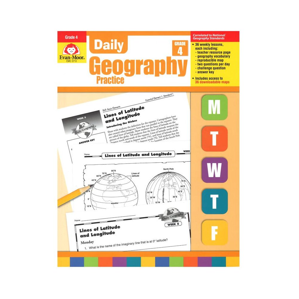Daily Geography Practice Book, Teacher's Edition, Grade 4. Picture 1