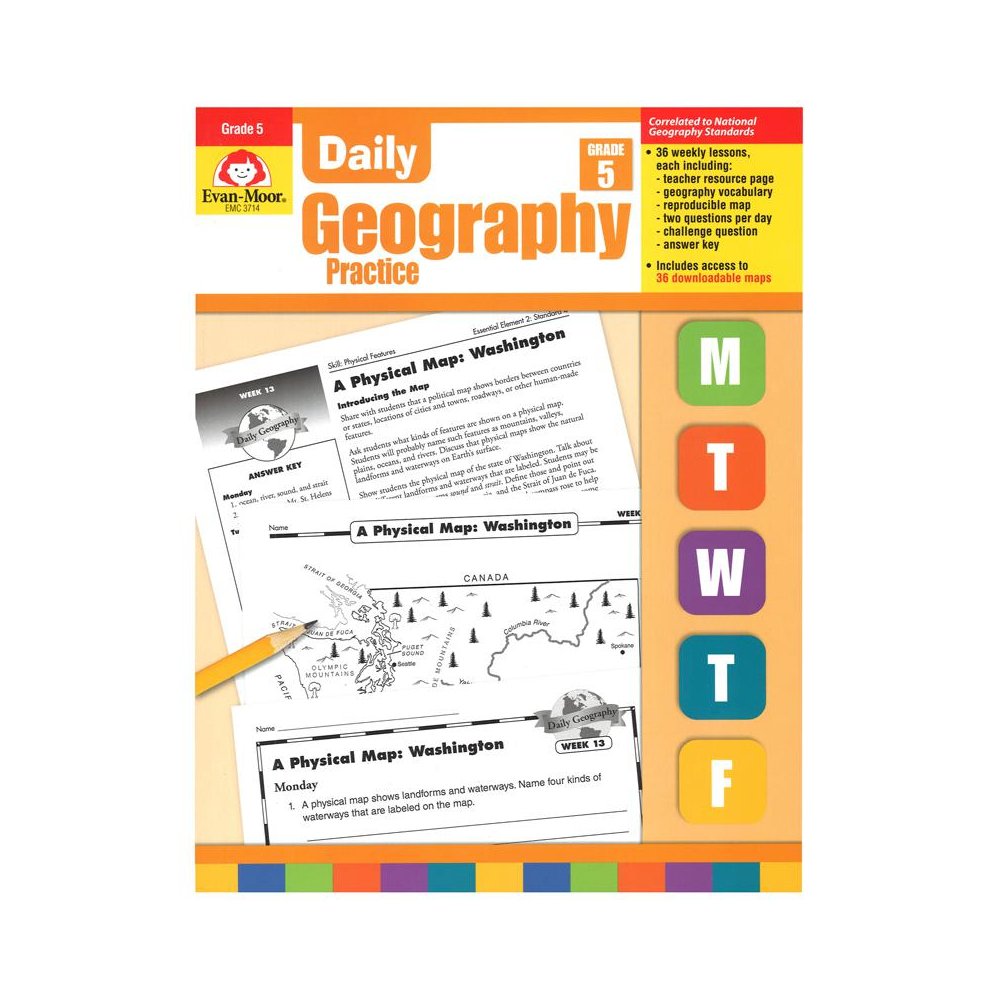Daily Geography Practice Book, Teacher's Edition, Grade 5. Picture 1
