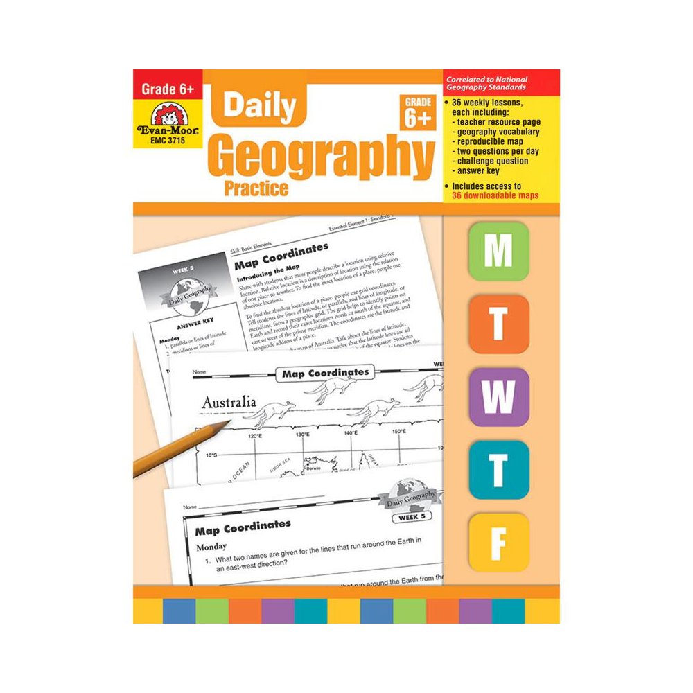 Daily Geography Practice Book, Teacher's Edition, Grade 6. Picture 1