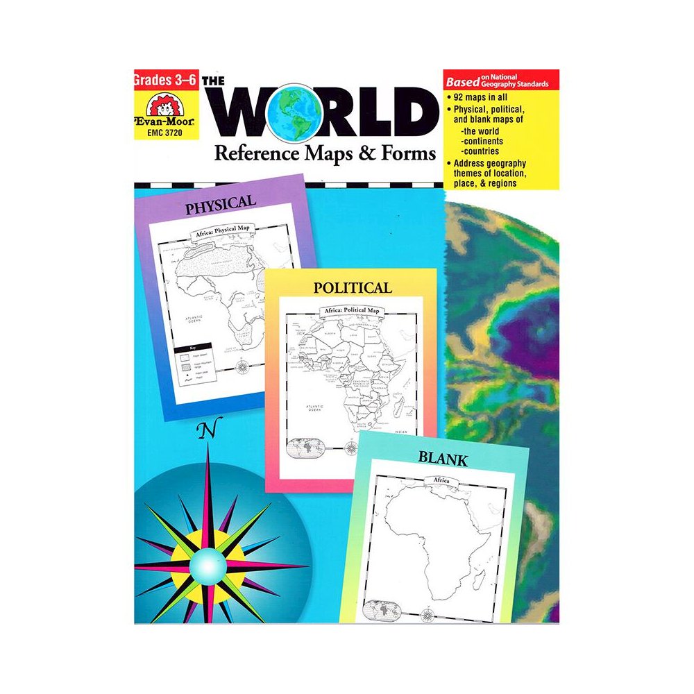 THE WORLD REFERENCE MAPS & FORMS GR 3-6. Picture 1