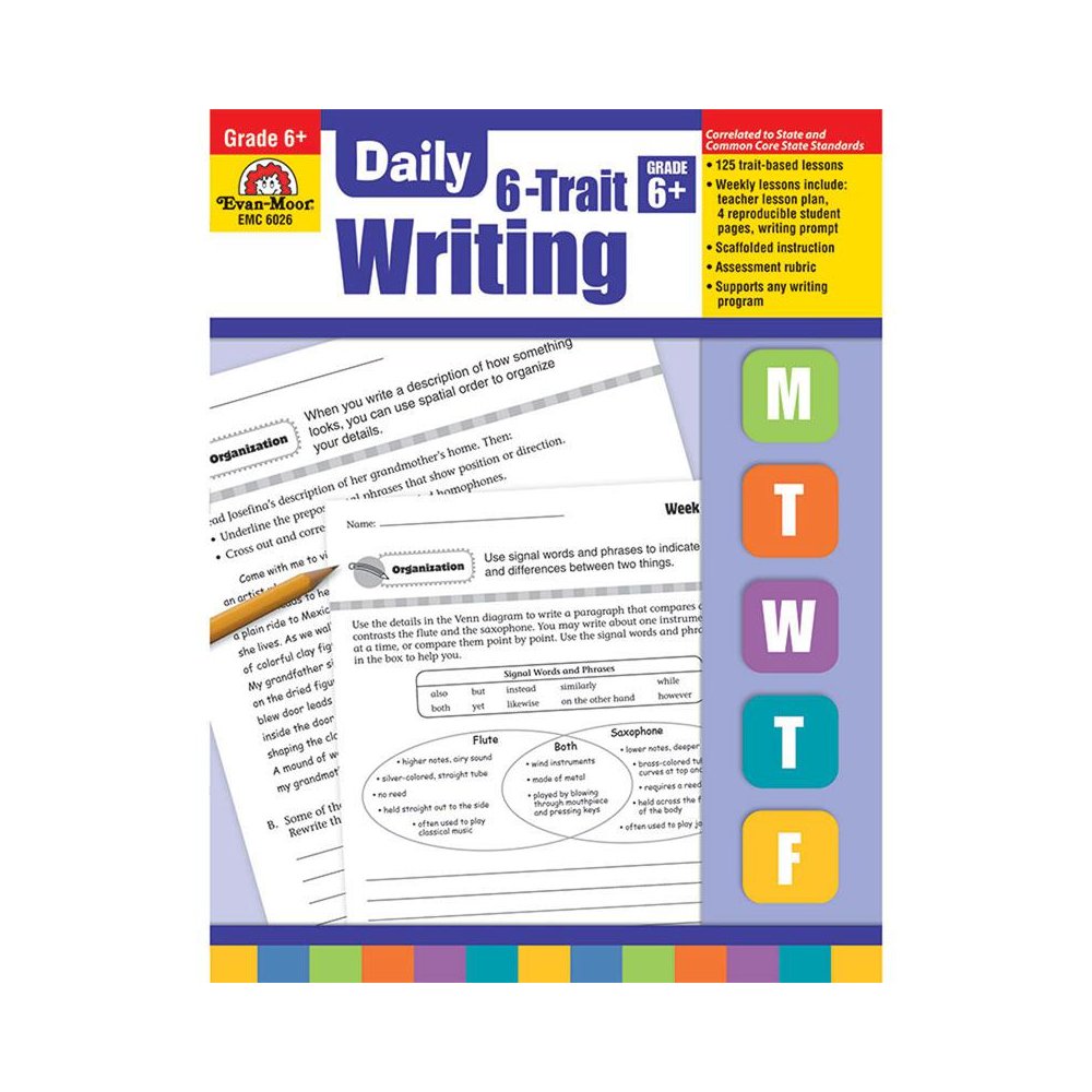 Daily 6-Trait Writing Book, Grade 6+. Picture 1