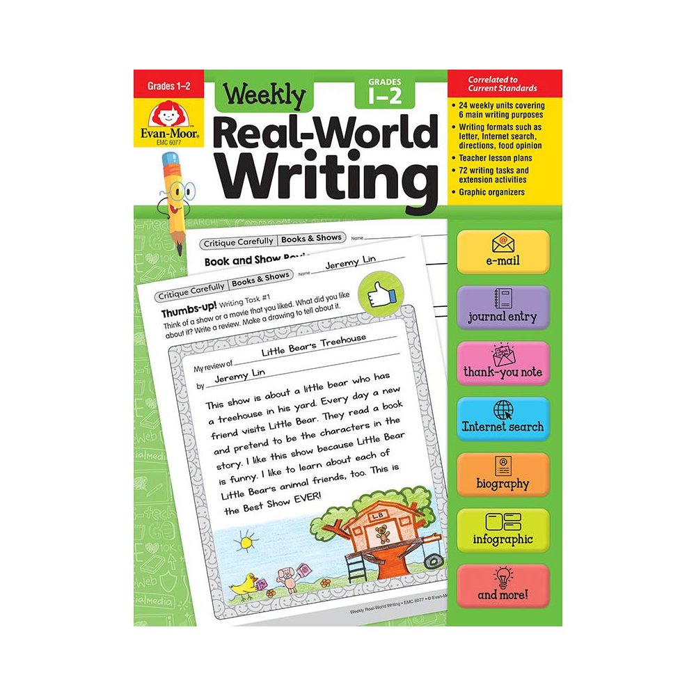Weekly Real-World Writing, Grades 1-2. Picture 1