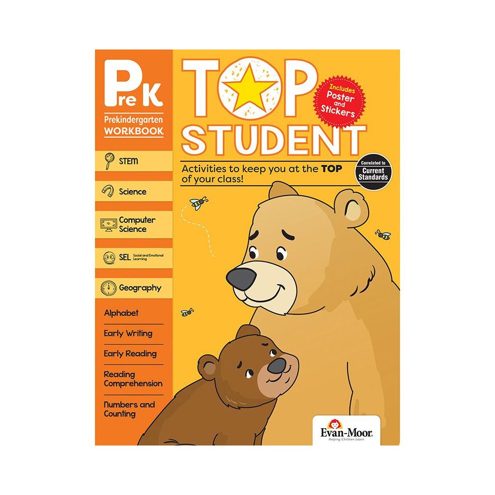 Top Student Activity Book, Grade PreK. Picture 1