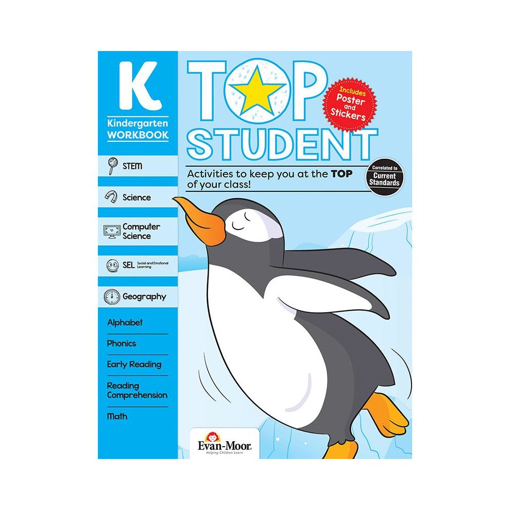 Top Student Activity Book, Grade K. Picture 1