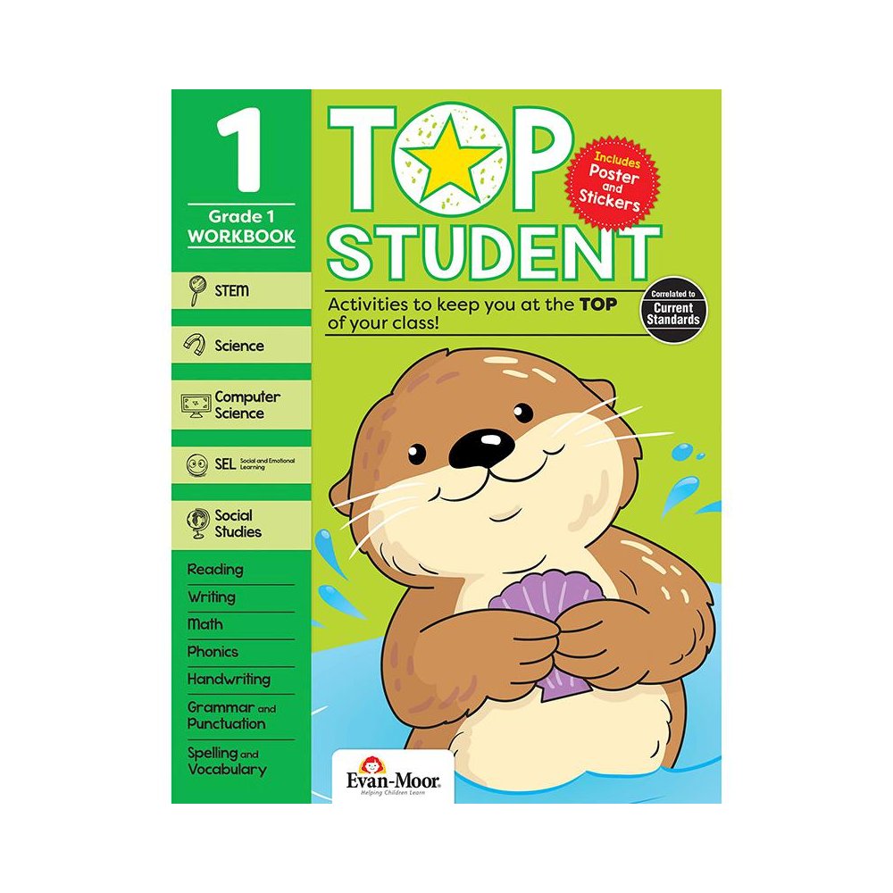 Top Student Activity Book, Grade 1. Picture 1