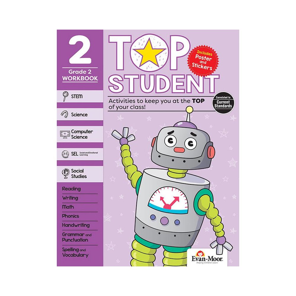 Top Student Activity Book, Grade 2. Picture 1