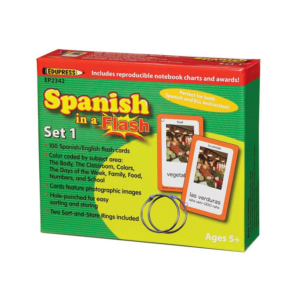 SPANISH IN A FLASH SET 1. Picture 1