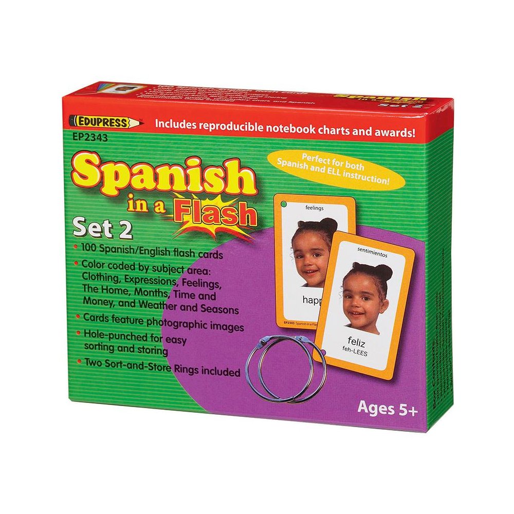 SPANISH IN A FLASH SET 2. Picture 1