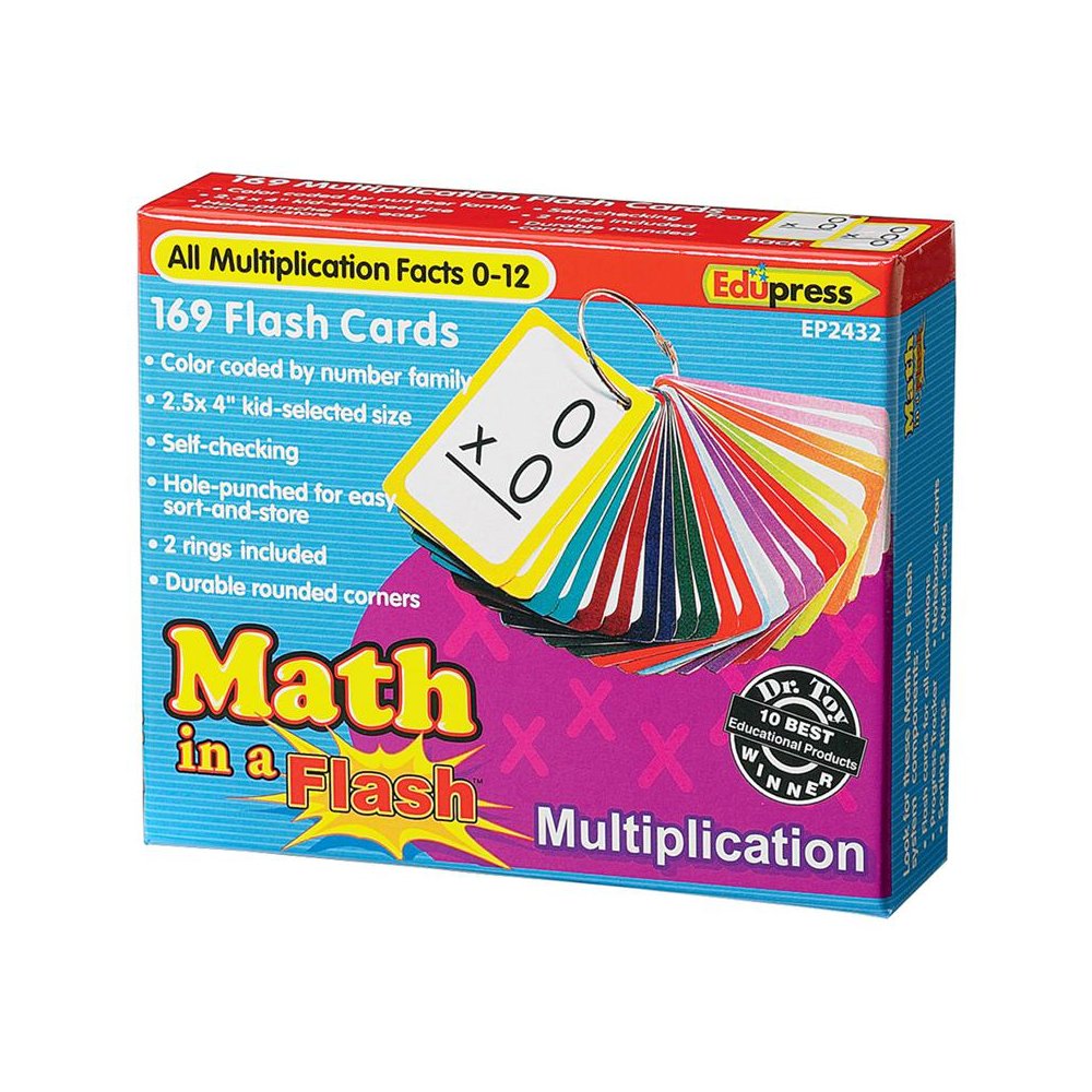 MATH IN A FLASH MULTIPLICATION FLASH CARDS. Picture 1