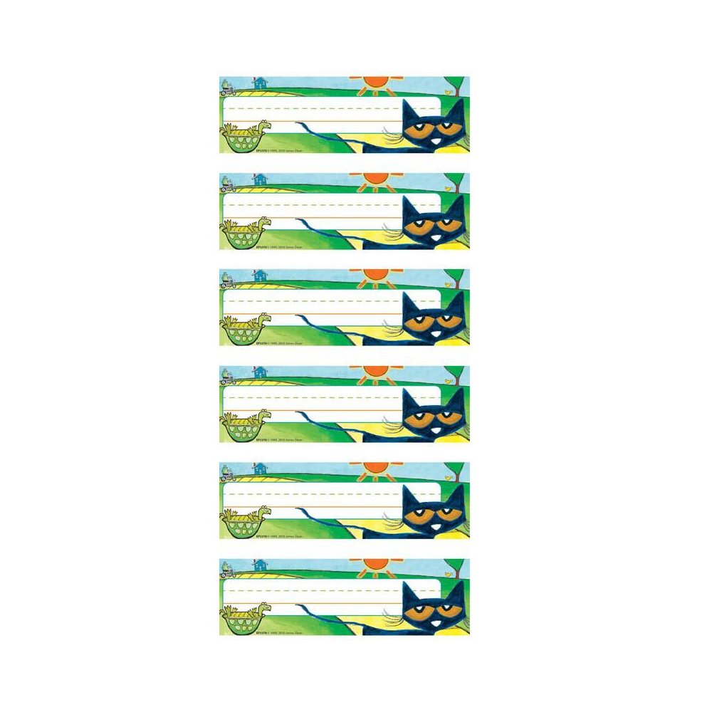 Pete the Cat Nameplates, 36 Per Pack, 6 Packs. Picture 1