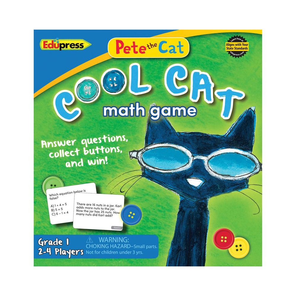 Pete The Cat Cool Cat Math Game G-1. Picture 1