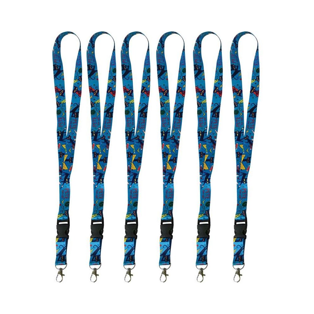 Pete The Cat Lanyard, Pack of 6. Picture 1