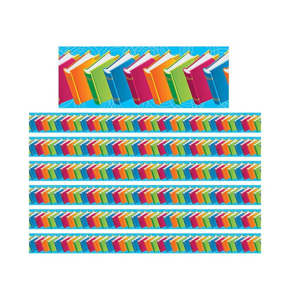 Books Spotlight Border, 35 Feet Per Pack, 6 Packs. Picture 1