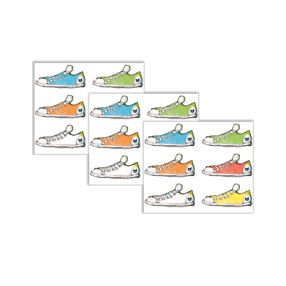 Pete the Cat Groovy Shoes Accents, 36 Per Pack, 3 Packs. Picture 1