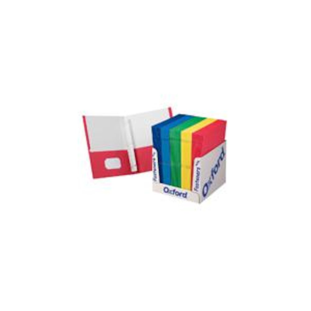 SCHOOL GRADE TWIN POCKET FOLDERS WITH FASTENERS 100 PER BOX. Picture 2