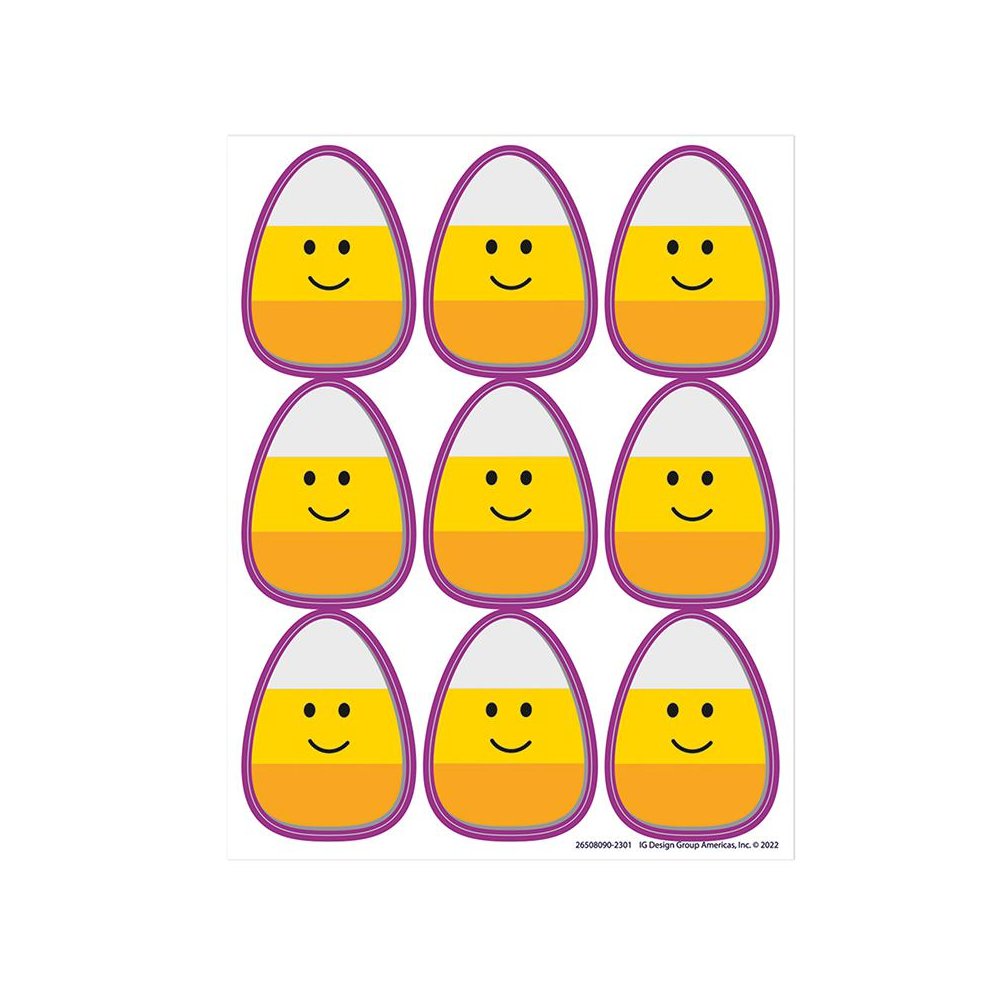 Candy Corn Giant Stickers, 36 Per Pack, 12 Packs. Picture 1