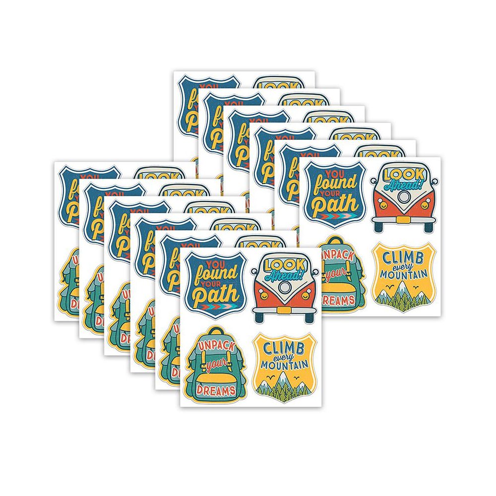 Adventurer Sticker Badges Stickers, 40 Per Pack, 12 Packs. Picture 1