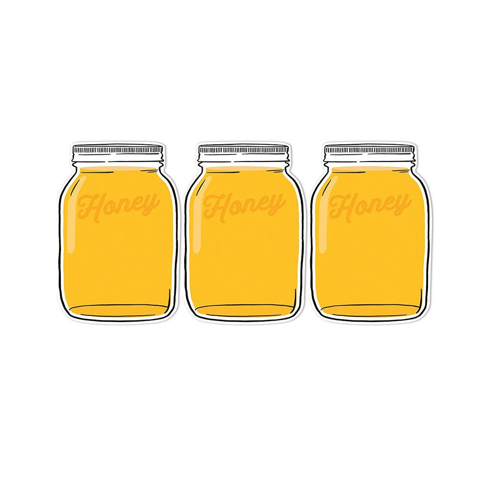 The Hive Mason Jar Paper Cut-Outs, 36 Per Pack, 3 Packs. Picture 1