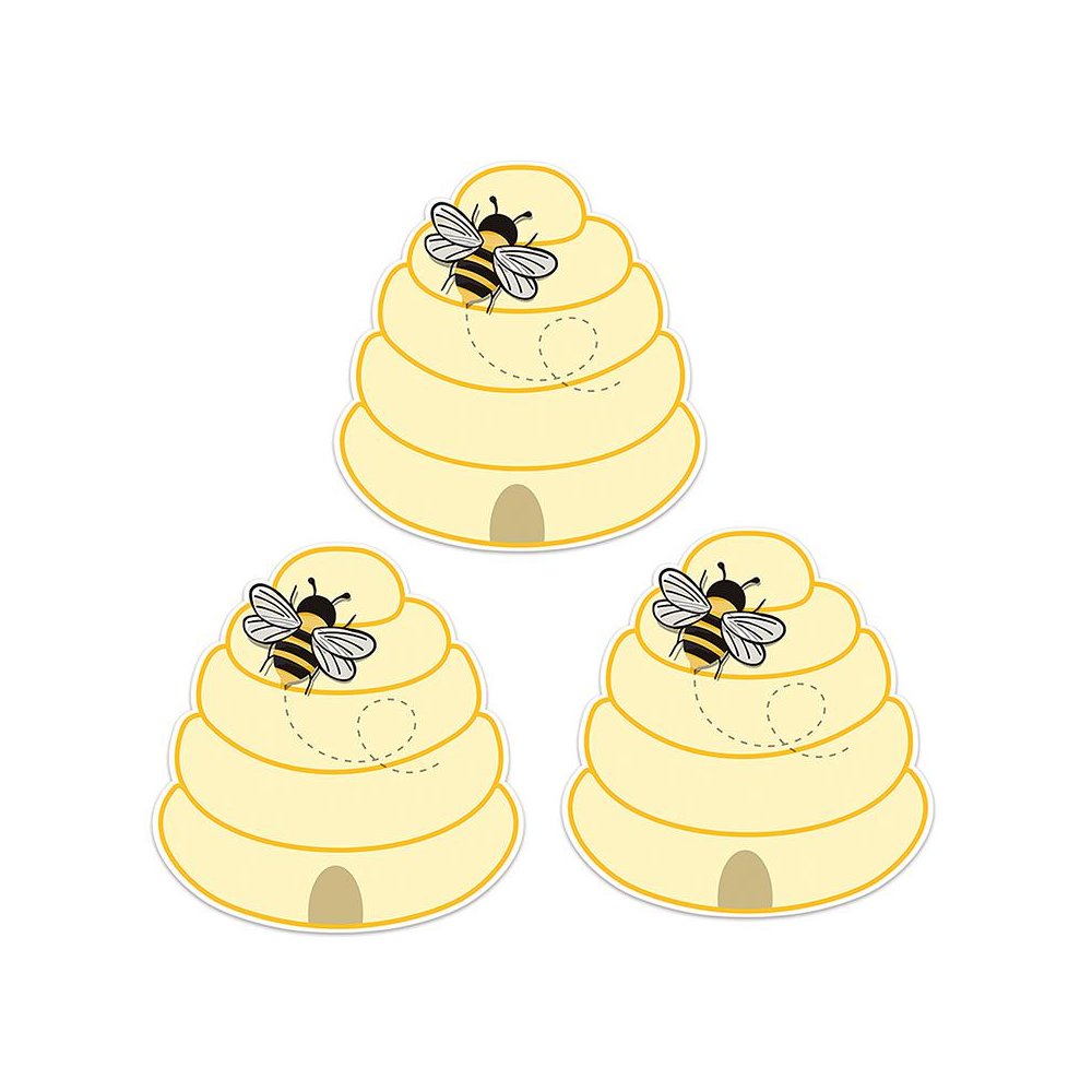 The Hive Beehive Paper Cut-Outs, 36 Per Pack, 3 Packs. Picture 1
