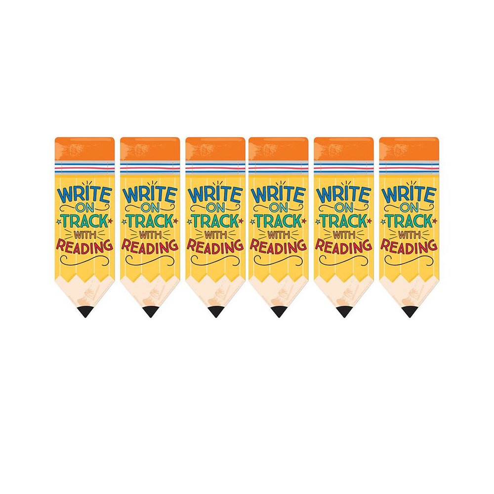 Pencil Write on Track with Reading Bookmarks, 36 Per Pack, 6 Packs. Picture 1