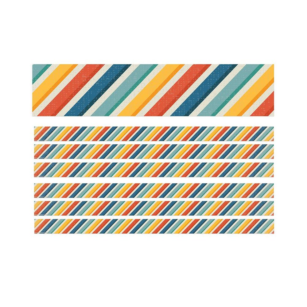 Adventurer Stripes Deco Trim, 37 Feet Per Pack, 6 Packs. Picture 1