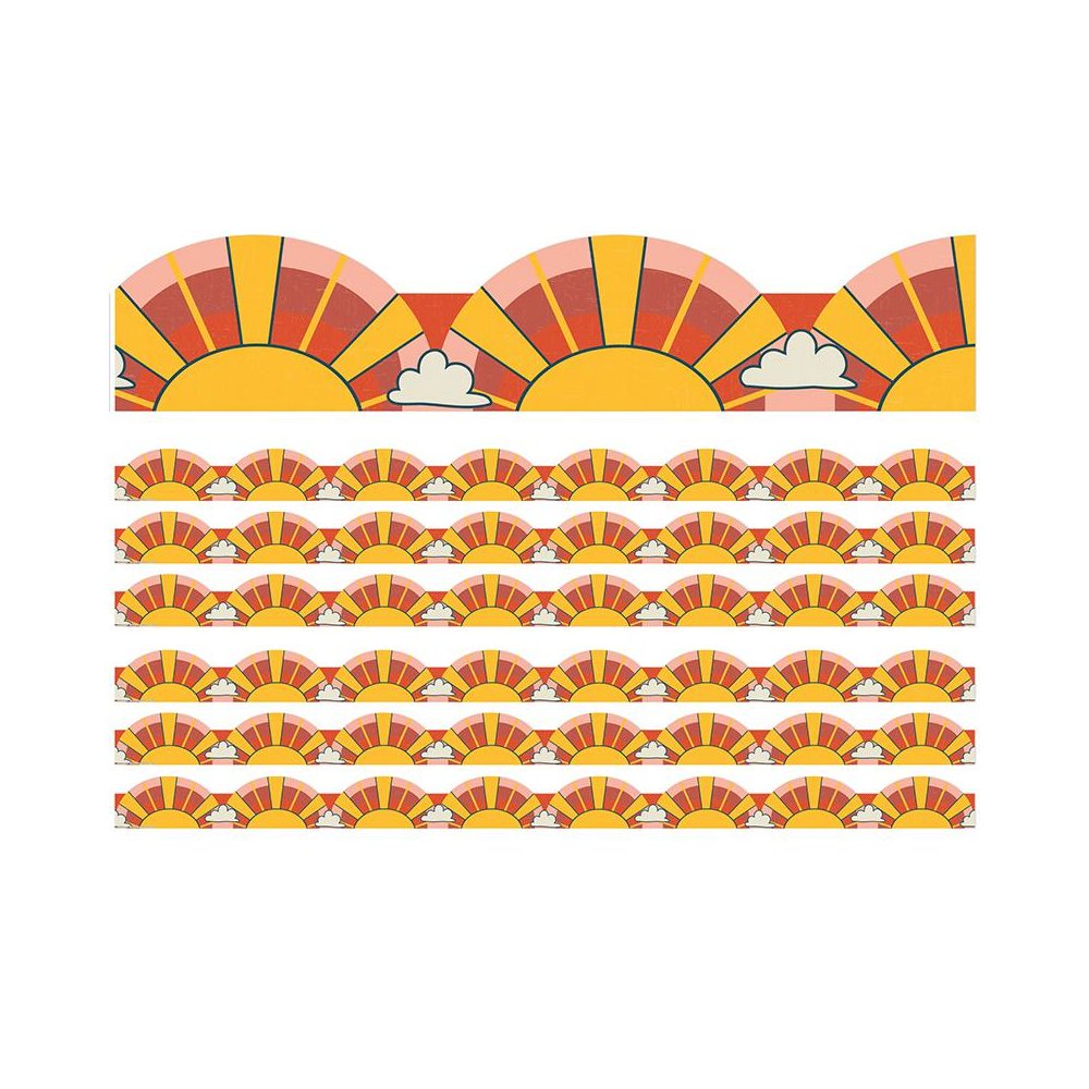 Adventurer Sunrise Deco Trim, 37 Feet Per Pack, 6 Packs. Picture 1