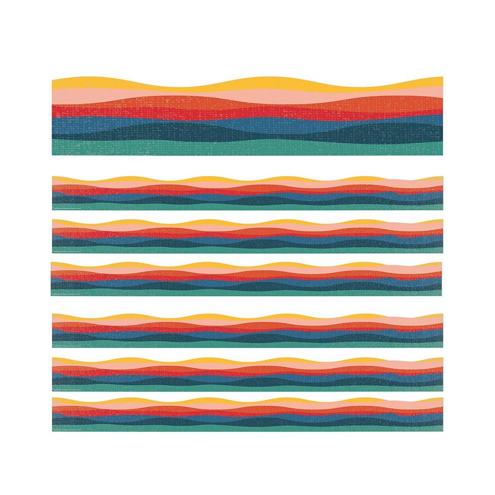 Adventurer Golden Hour Extra Wide Deco Trim, 37 Feet Per Pack, 6 Packs. Picture 1