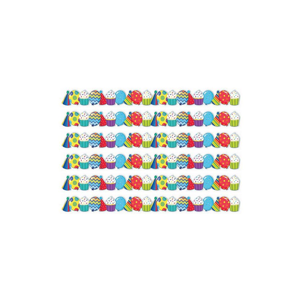 Celebrate Extra Wide Deco Trim, 37 Feet Per Pack, 6 Packs. Picture 1