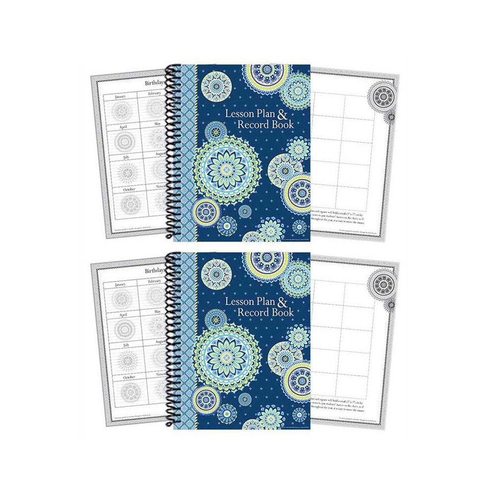 Blue Harmony Lesson Plan & Record Book, Pack of 2. Picture 1
