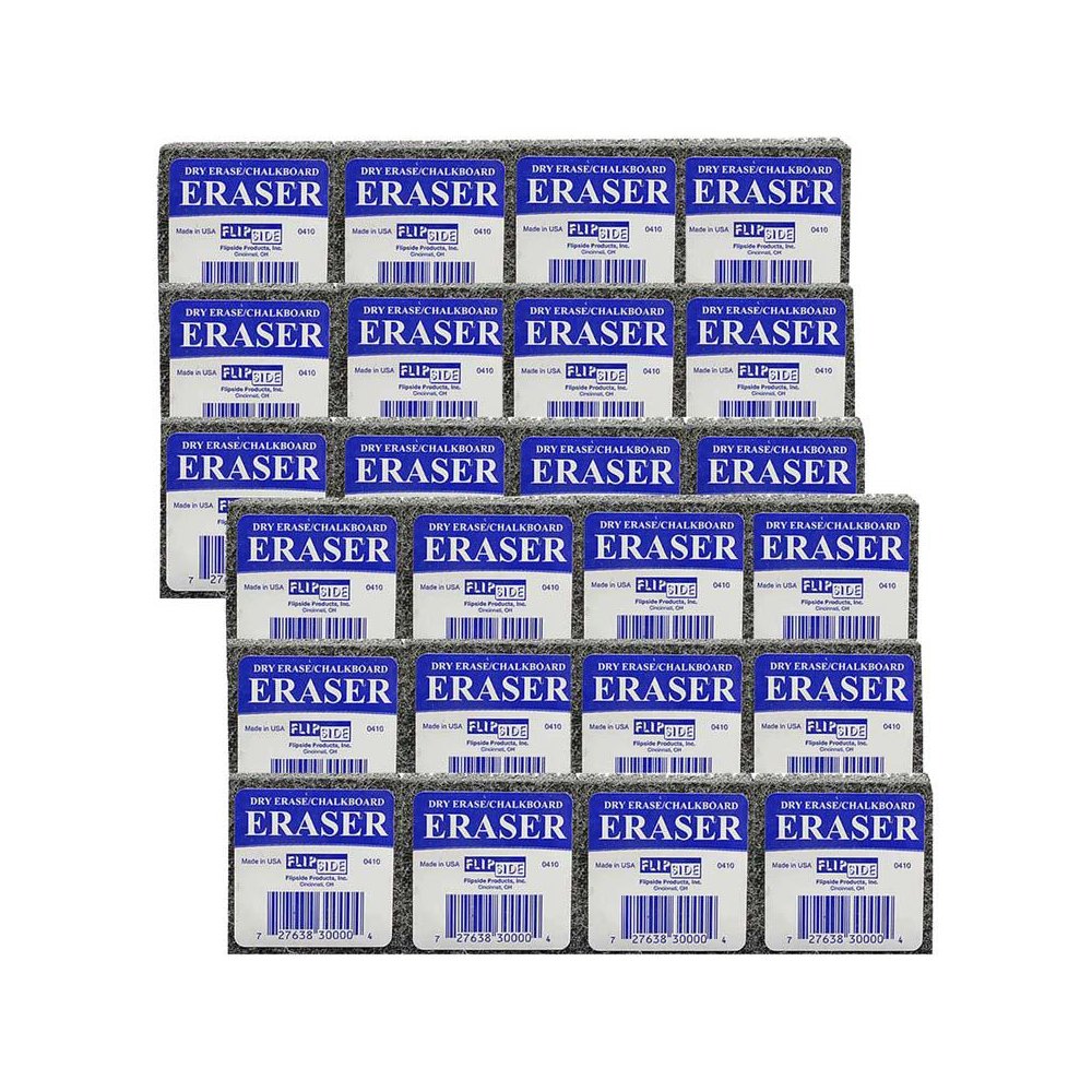 Student Eraser, 2" Width, 2" Length, 12 Per Pack, 2 Packs. Picture 1