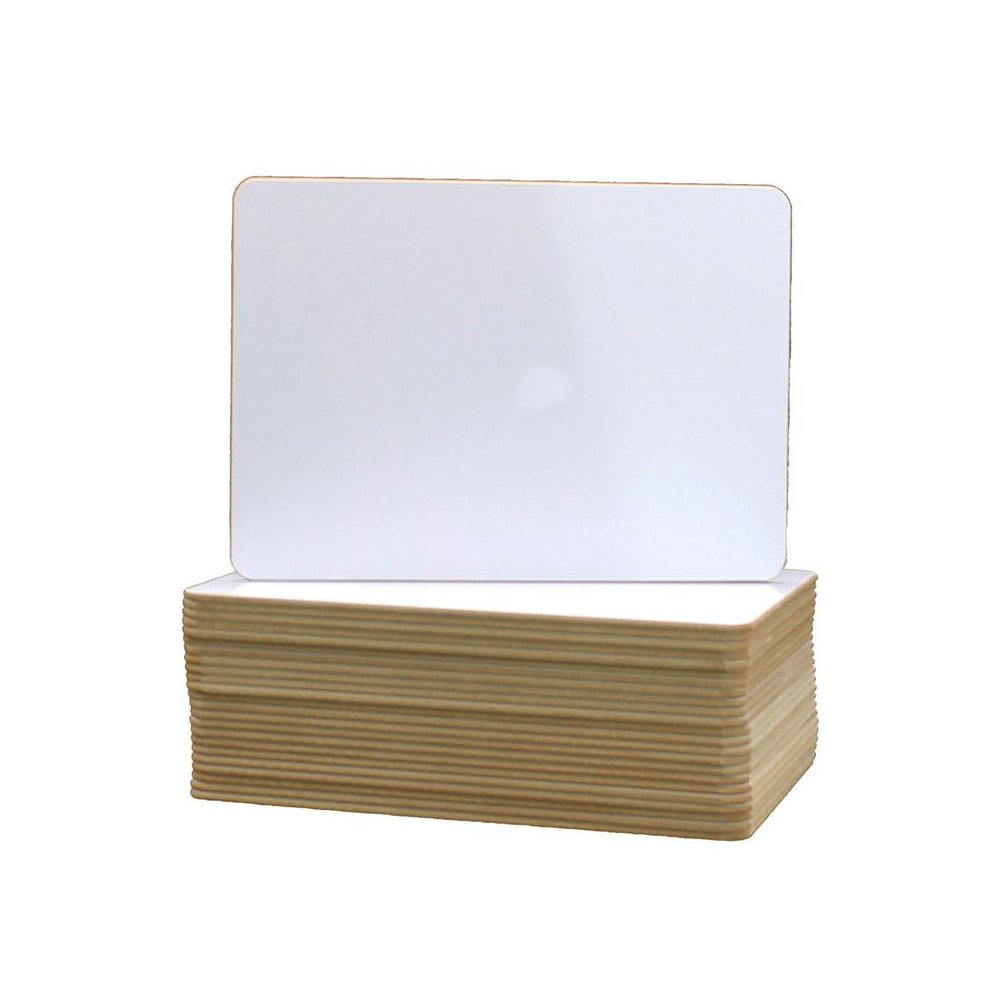 Two-Sided Dry Erase Board, 6" x 9", Pack of 24. Picture 1