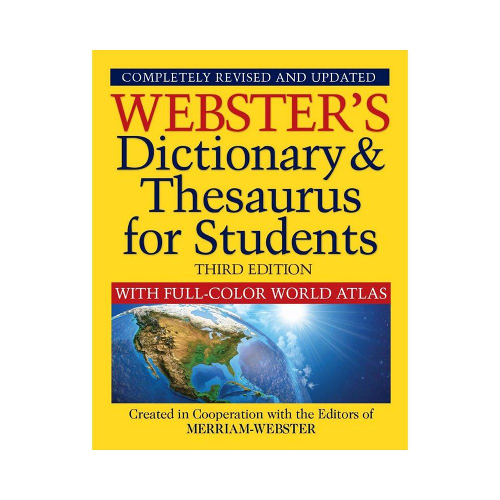 Dictionary & Thesaurus with Full Color World Atlas, Third Edition. Picture 1