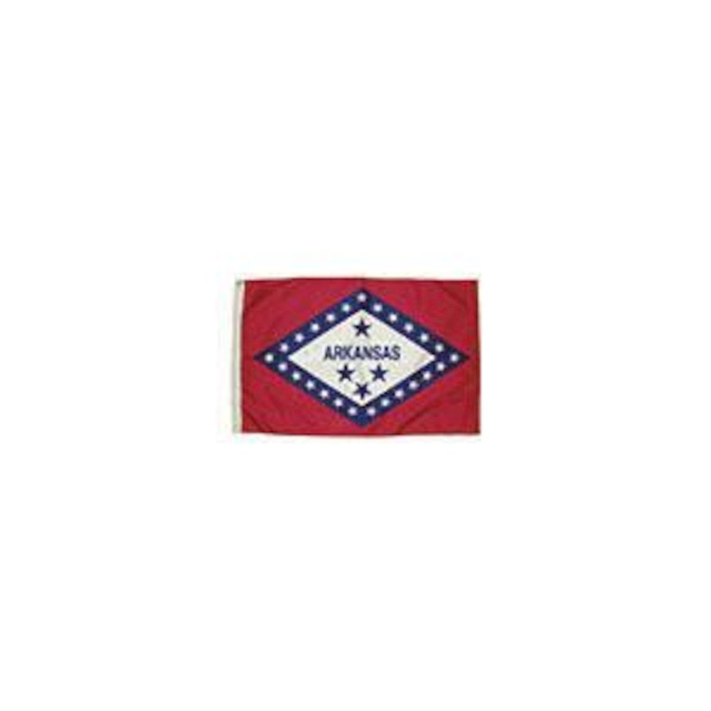 3X5 NYLON ARKANSAS FLAG HEADING & GROMMETS. Picture 2