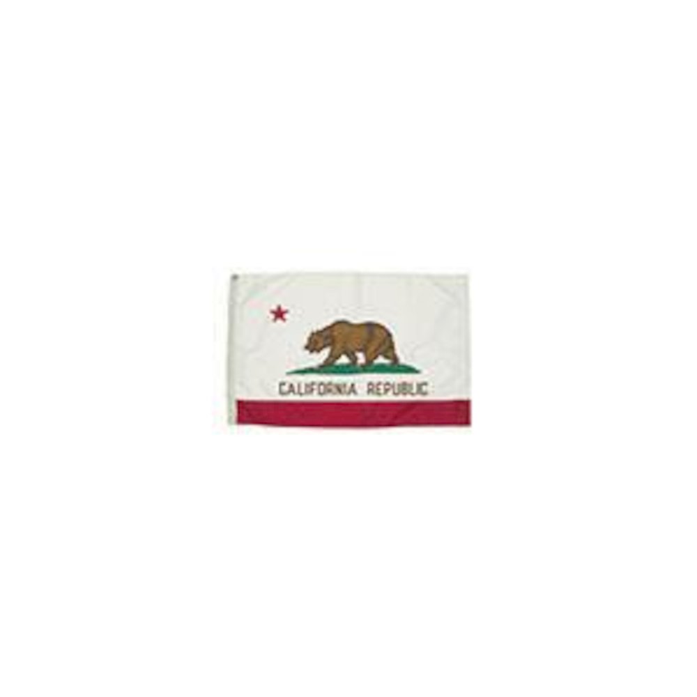 3X5 NYLON CALIFORNIA FLAG HEADING & GROMMETS. Picture 2