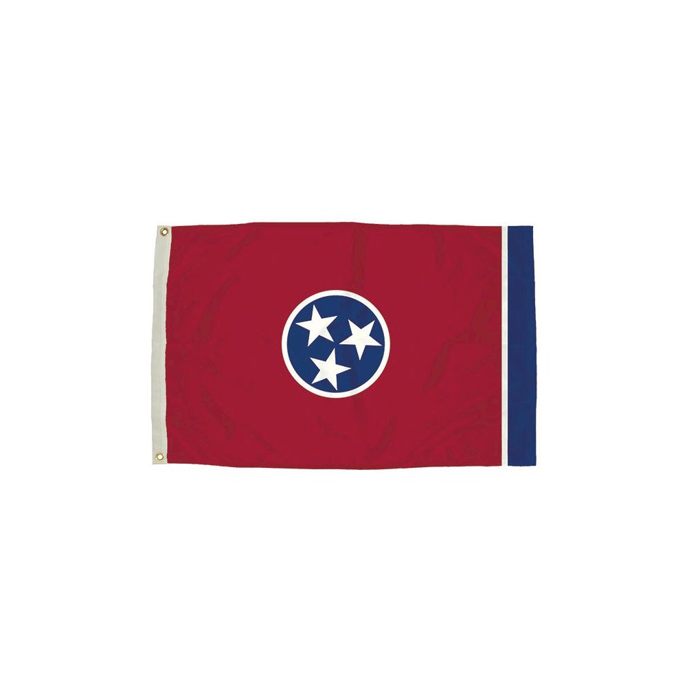 3X5 NYLON TENNESSEE FLAG HEADING & GROMMETS. Picture 1