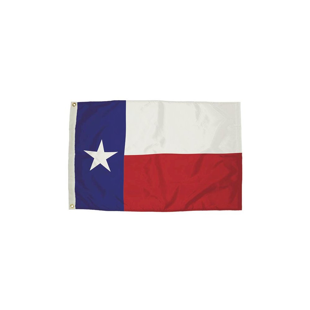 3X5 NYLON TEXAS FLAG HEADING & GROMMETS. Picture 1