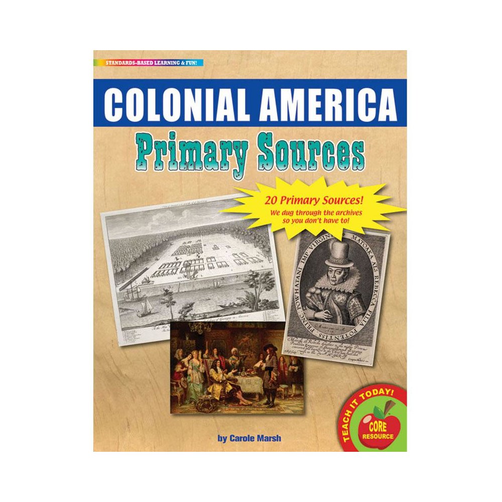 Primary Sources Colonial America. Picture 1