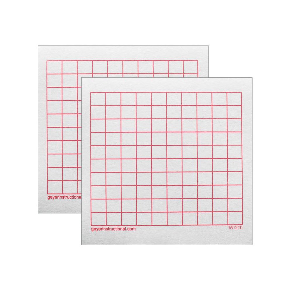 Graphing 3M Post-it Notes,10 x 10 Grid, 4 Pads Per Pack, 2 Packs. Picture 1