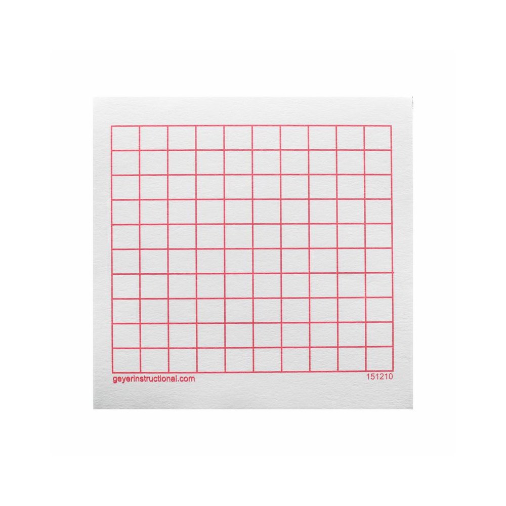 Graphing 3M Post-it Notes,10 x 10 Grid, 4 Pads. Picture 1